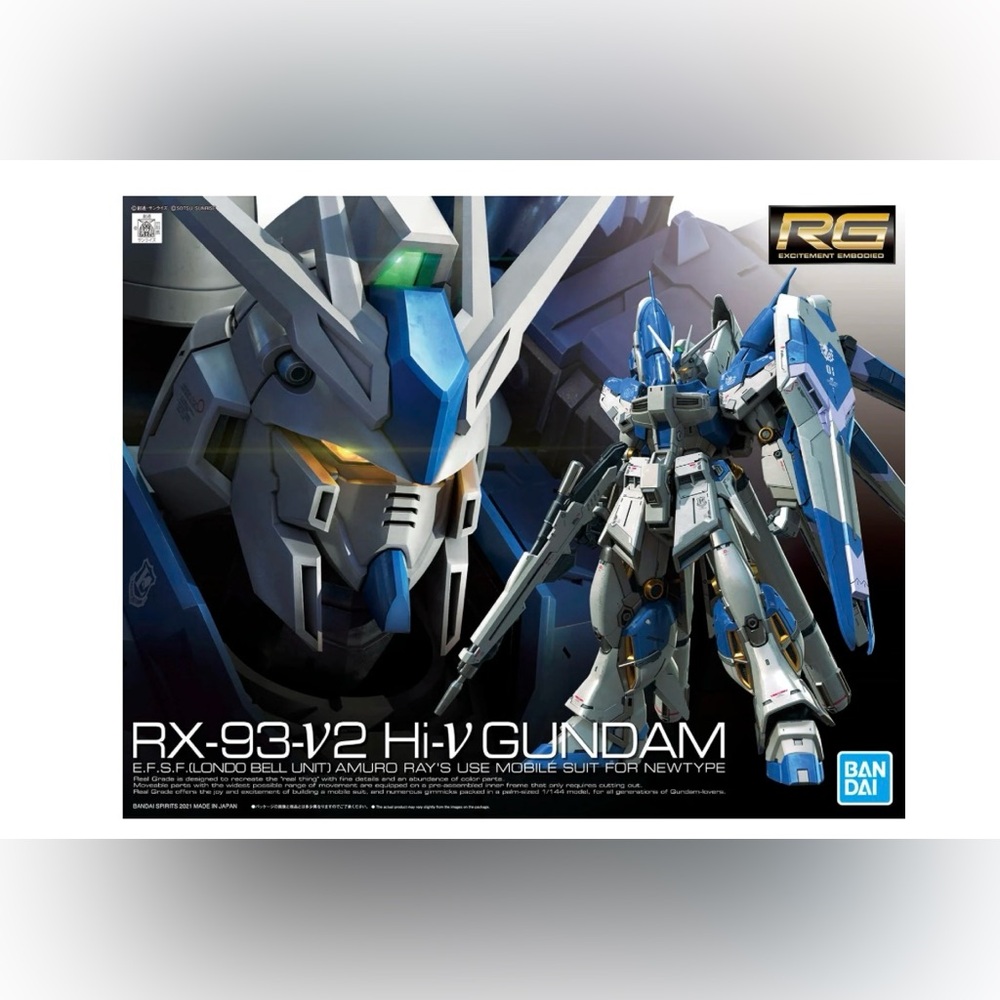 BANDAI NAMCO RG RX-93 v2 HI NU GUNDAM NEW Sealed In Box